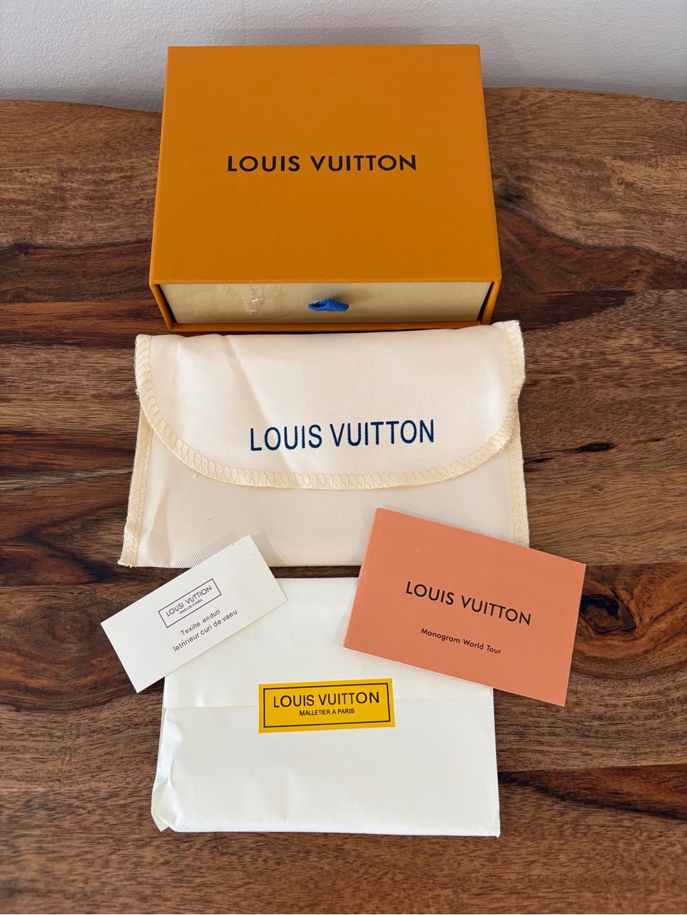 Louis Vuitton box and dust bag
